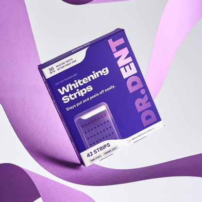 Dr. Dent Purple Teeth Whitening Strips – Fast Results, Zero Sensitivity