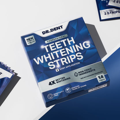Professional Teeth Whitening Strips – Visible Results in 7 Days